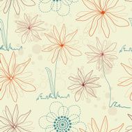 Seamless texture with flowers N125