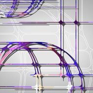 Abstract circles background N48