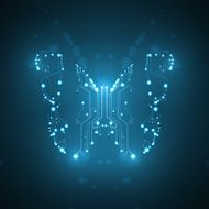 Circuit board background N115