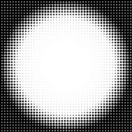 Halftone circle background