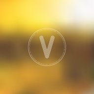 Abstract Modern Yellow and Brown Blur Background