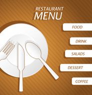 Restaurant menu background N4
