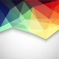 Abstract vibrant geometric triangles background N6