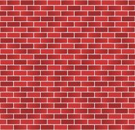 Seamless red brick wall pattern