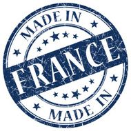 Made In France Blue stamp