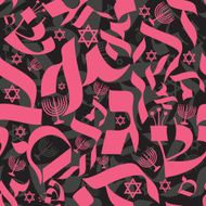 Hebrew Seamless Pattern N3