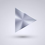 Vector full metal icon on blue background Eps10 N101