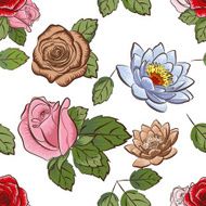 Seamless floral wallpaper N78