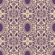 vintage yellow and purple pattern