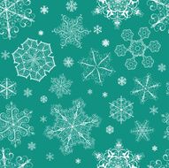 Christmas seamless pattern from snowflakes N43