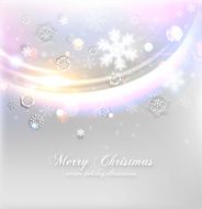 Abstract Christmas background with snowflakes N9