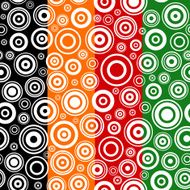 Set of seamless textures with concentric circles N2