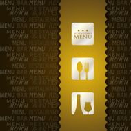 Restaurant menu cover N6