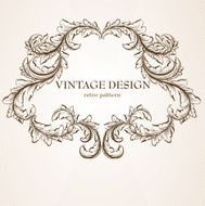 vintage frame design N9