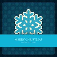 Snowflakes Vector illustration N17