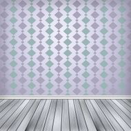 Empty room interior with wallpaper High resolution texture bac N35