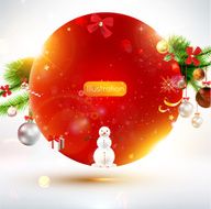 Christmas background greeting card N14