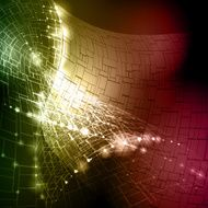 Abstract glowing wavy background N5