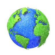 Sketh globe of the world N2