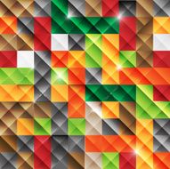 Shiny abstract mosaic background N2