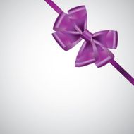 ribbon with bow vector illustration N2