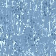 Seamless background of bamboo forest