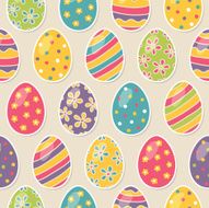 seamless pattern with easter eggs N39