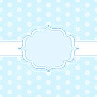 Blue Polka Dot Background