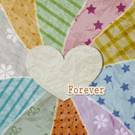 Vector Vintage Valentine's Card N3