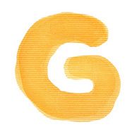 Watercolor letter N14