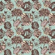 Floral seamless texture N40