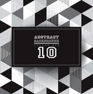 Black-and-white abstract geometric background