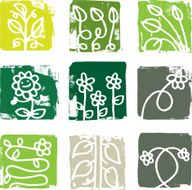 Flower and growth icons