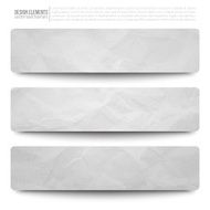 Vector Web Paper Banners N2