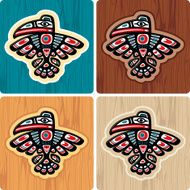 Haida style Crow