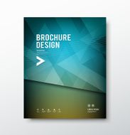 Abstract brochure cover design vector illustration