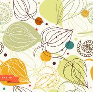 Flourish vintage seamless pattern N2