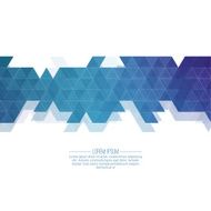 Creative abstract triangle pattern Polygonal background Hipst N14