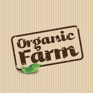 Organic Farm Fresh Healthy Food Eco Green Vector Concept N2