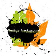 Grunge leaf background N2