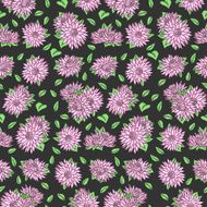 Floral seamless pattern Vector illustration Beautiful background N16