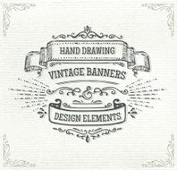 vintage frames and design elements N71
