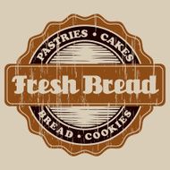 Vintage Fresh Bread Label