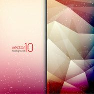 Abstract geometric polygonal shiny background N19