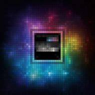 abstract colorful digital check technology pattern background