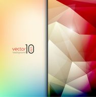 Abstract geometric polygonal shiny background N20