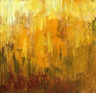 Oil Painted Abstract Background in Fall Colors
