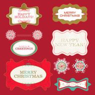 Christmas labels N33