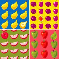 Fruits Seamless Patterns N2