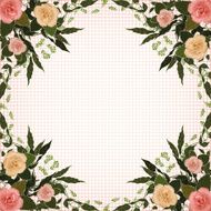 flowery border